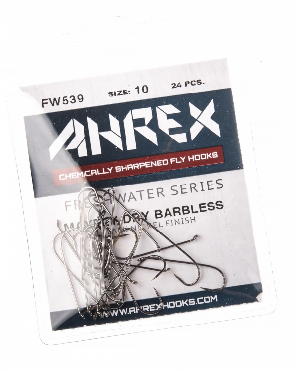 Ahrex Fw539 Mayfly Dry Hook Barbless #14 Trout Fly Tying Hooks